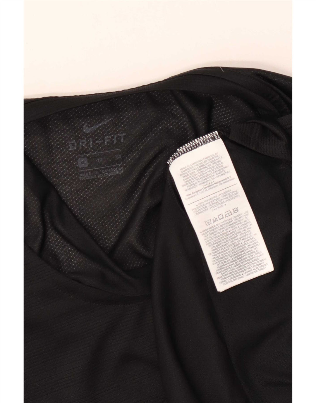 Męska kamizelka Nike Dri Fit XL, czarna, poliestrowa w prążki