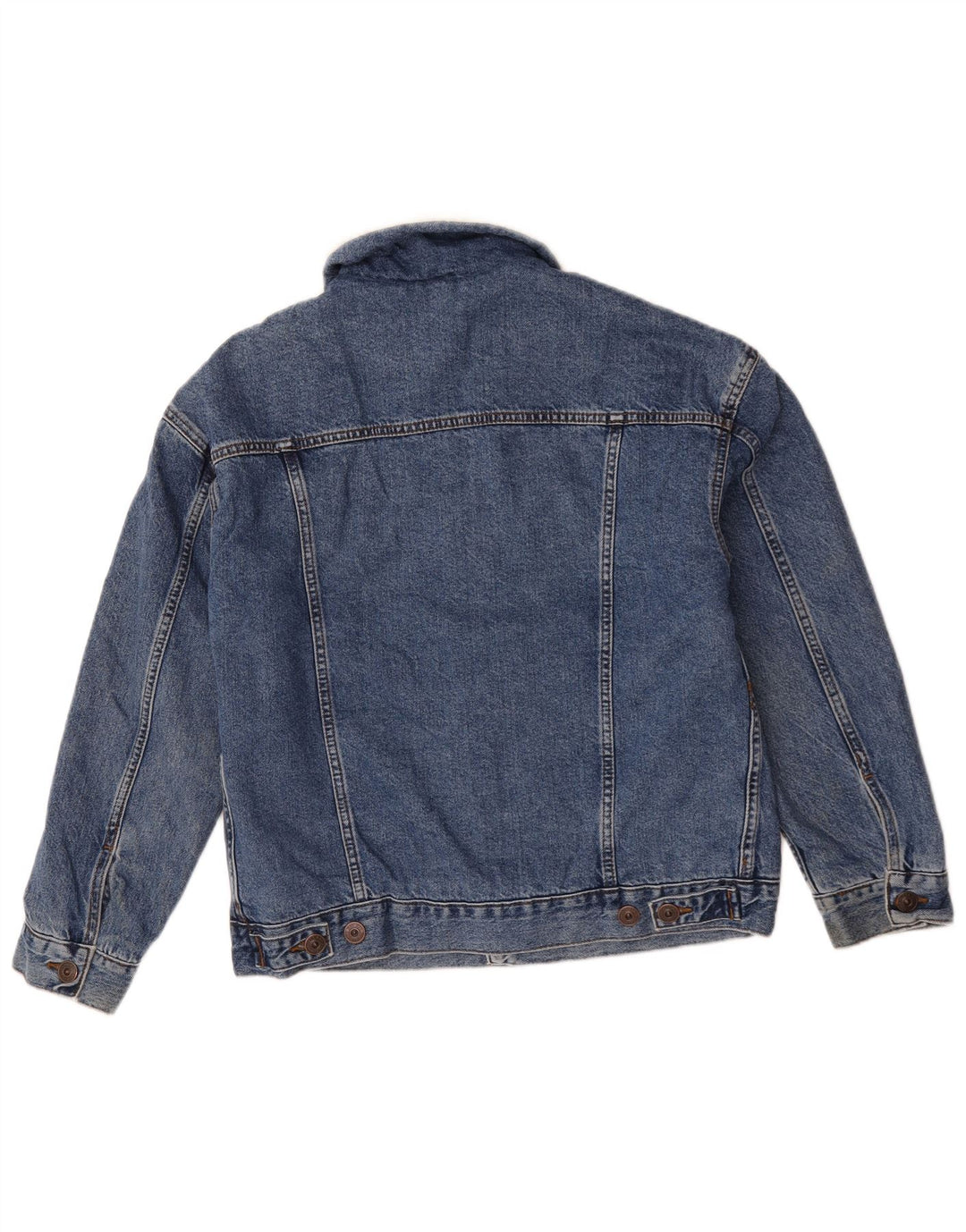 BDG Męska kurtka dżinsowa Sherpa UK 34 XS, niebieska, bawełniana