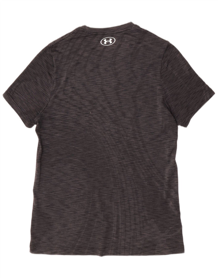 Męski dopasowany t-shirt Under Armour, średni, czarny, nakrapiany