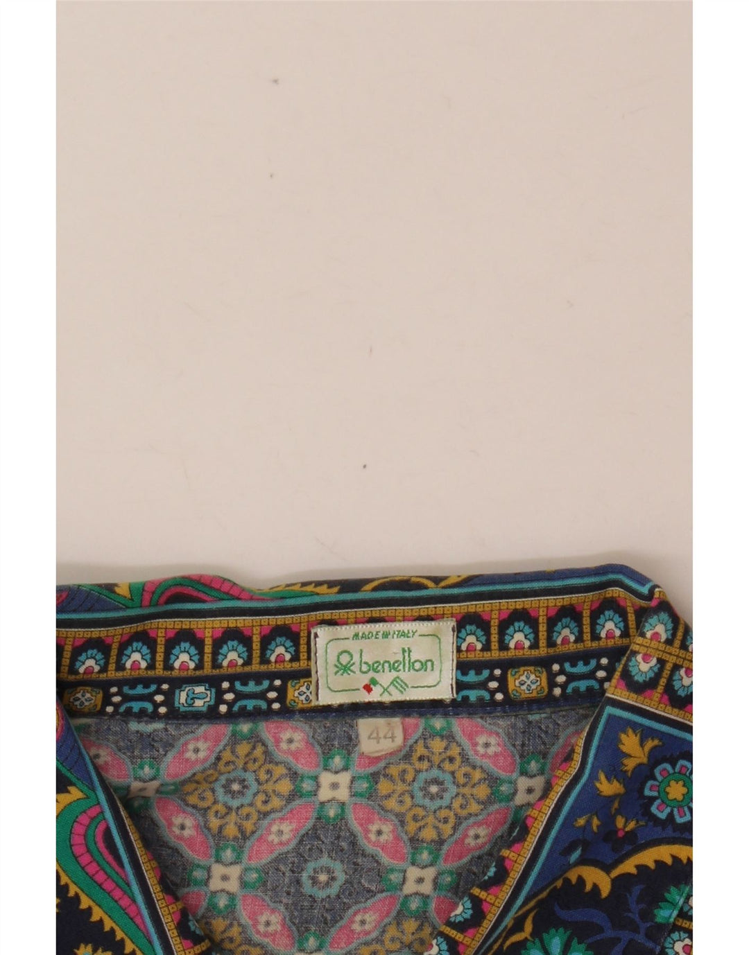 Damska koszula oversize BENETTON IT 44 Średni wielobarwny patchwork