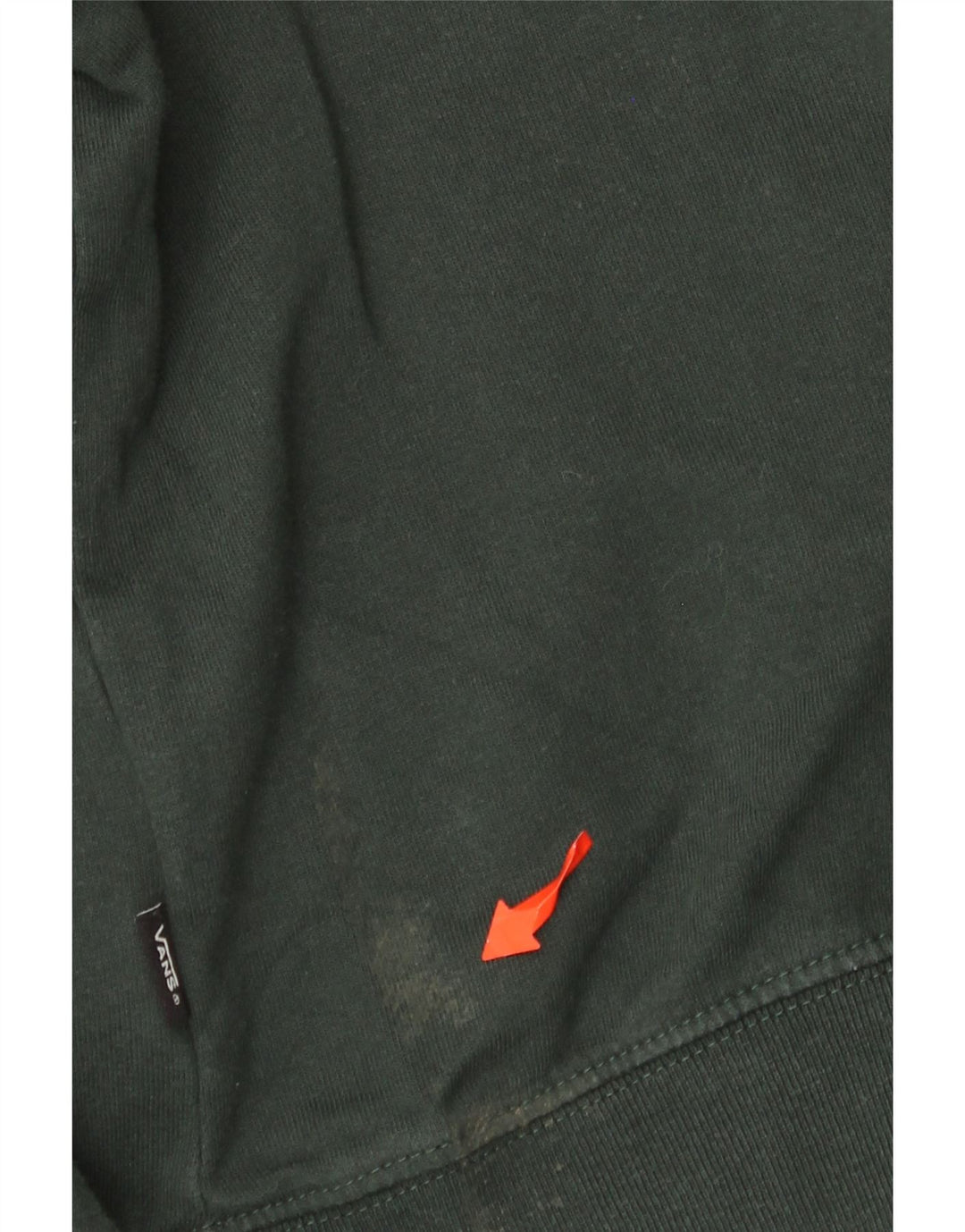 Męski sweter z kapturem Vans XL, zielony, bawełniany