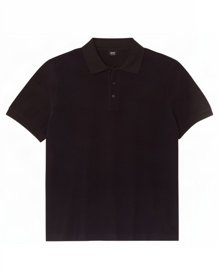 Męska koszulka polo Hugo Boss, duża, granatowa, bawełniana