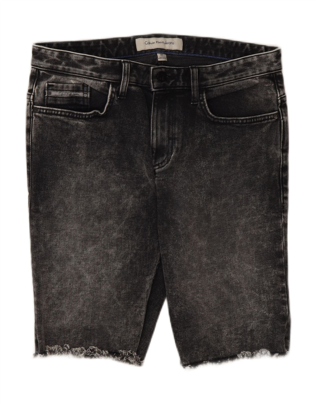 Męskie spodenki jeansowe Calvin Klein W30 Średnioszare, bawełniane