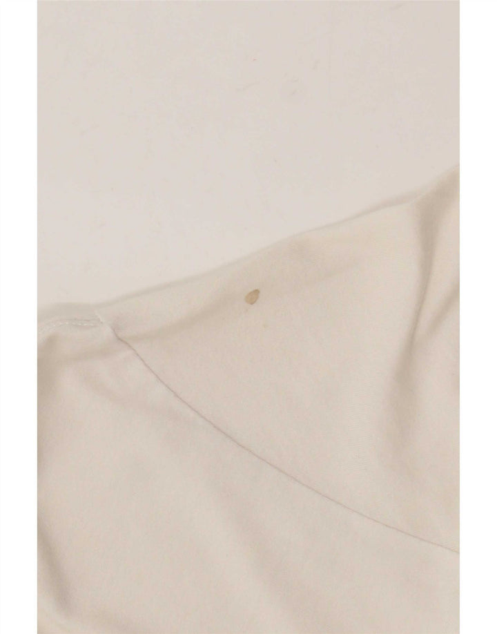Męski T-shirt Levi's Top Średniej Białej Bawełny