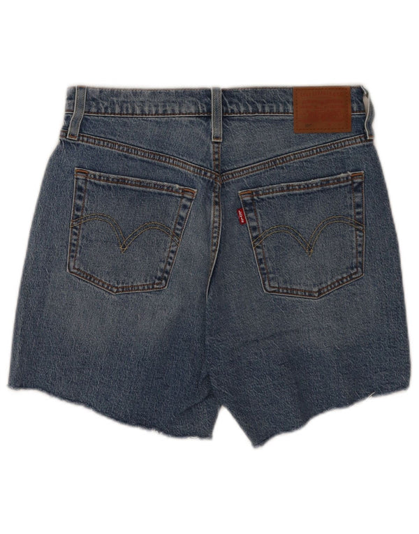 Damskie spodenki jeansowe Levi's 501 W28 Średnioniebieskie bawełniane
