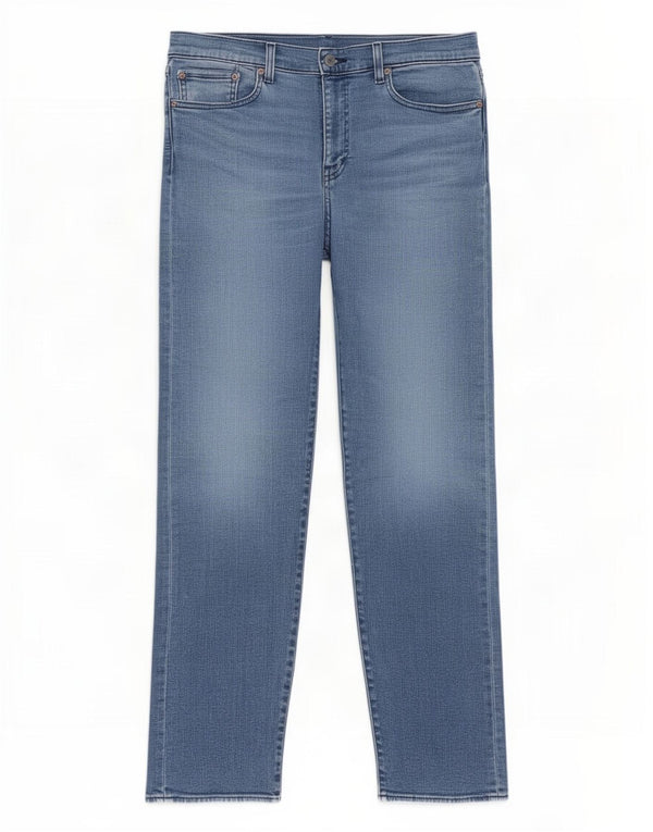 Męskie jeansy Levi's 502 zwężane W34 L34 niebieska bawełna