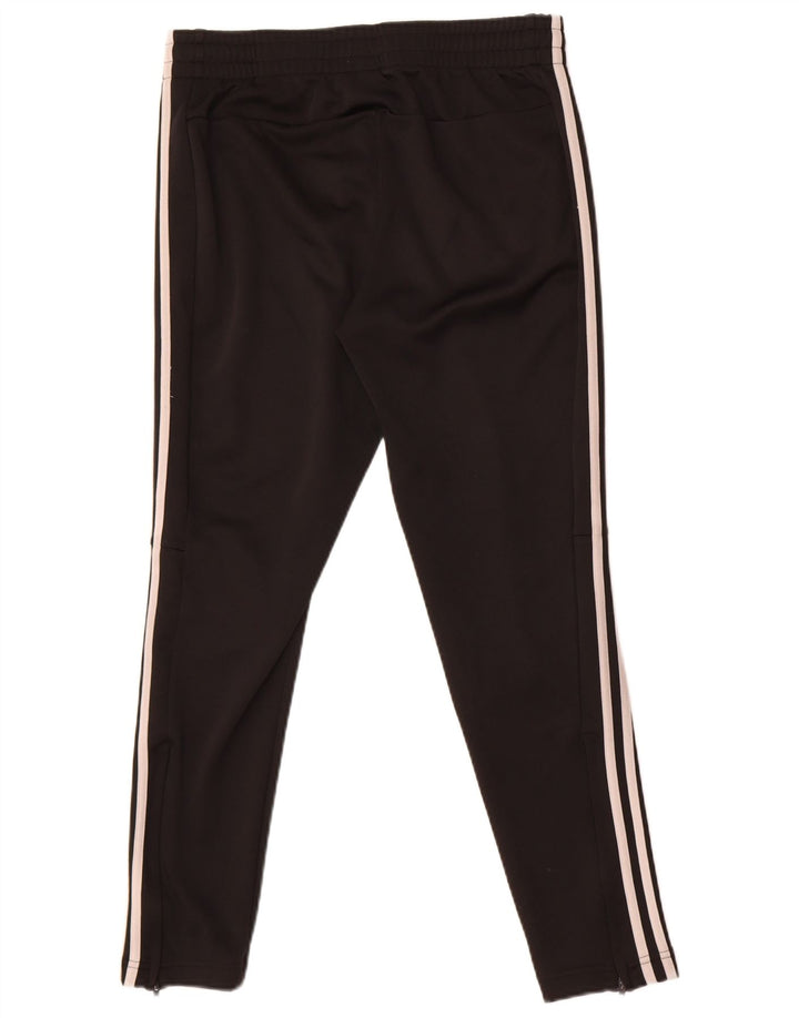 Damskie spodnie dresowe Adidas UK 16/18, duże, czarne, poliestrowe