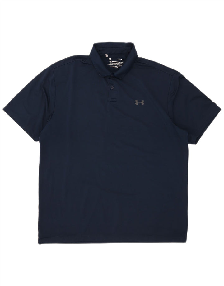 Męska koszulka polo Under Armour, duża, granatowa