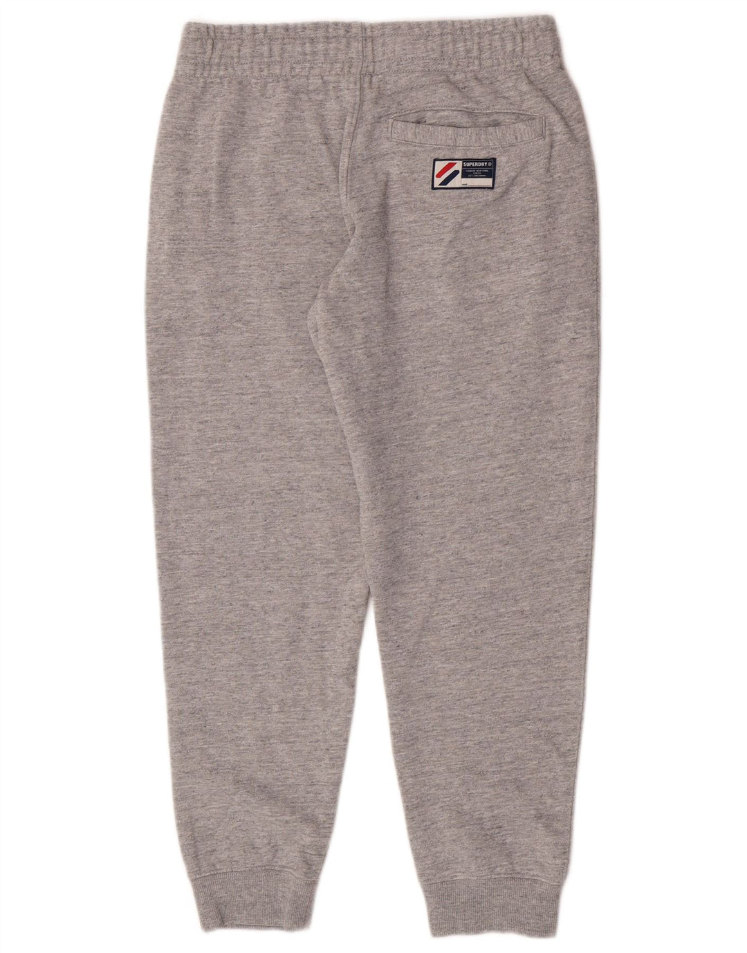 Męskie spodnie dresowe Superdry Graphic, średnioszare, nakrapiane
