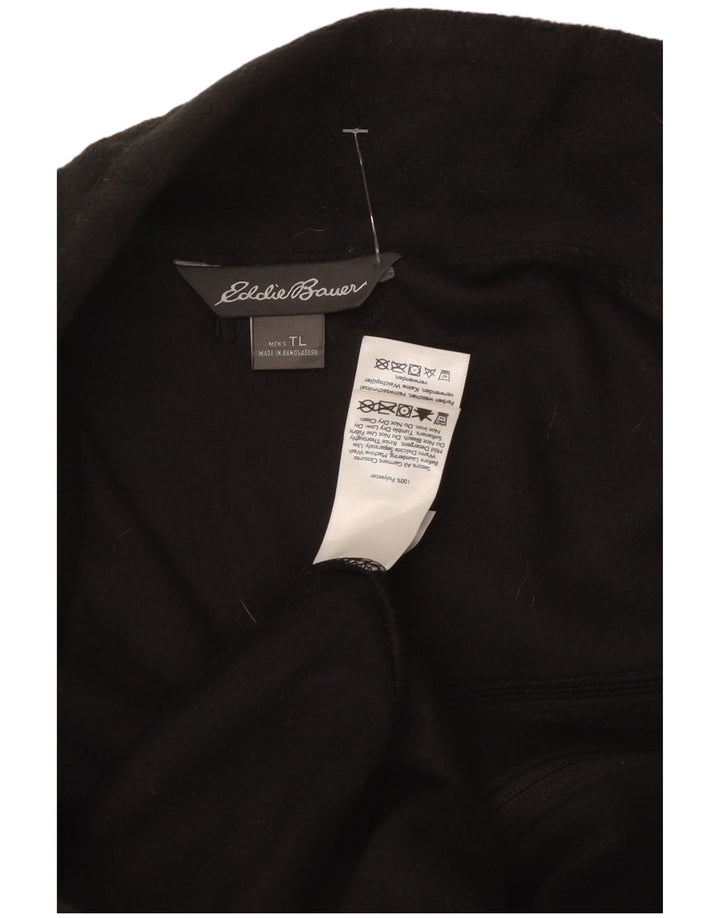 Męska kamizelka polarowa Eddie Bauer UK 40, duża, czarna, poliester