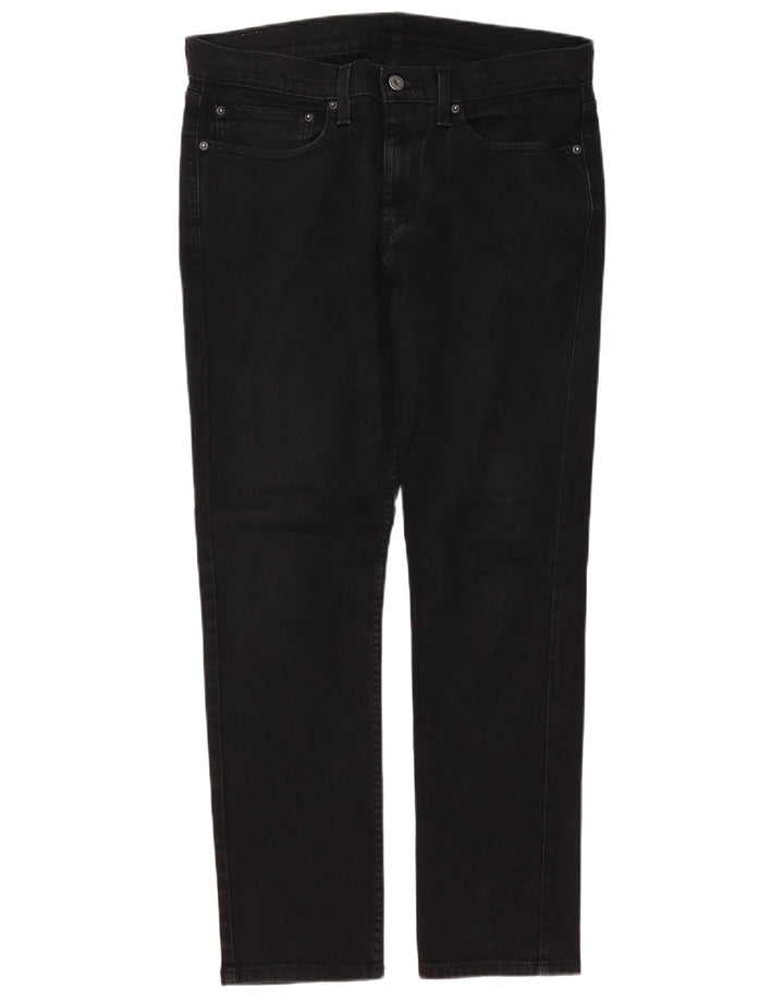 Męskie jeansy slim fit Levi's W34 L32 Czarna bawełna