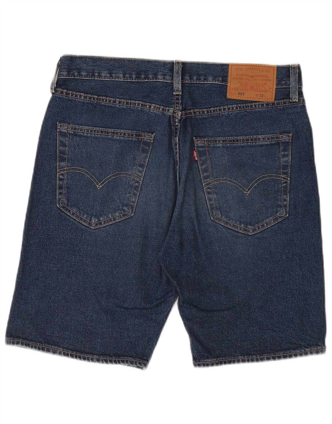 Męskie spodenki jeansowe Levi's 501 W32 Średnioniebieskie, bawełniane