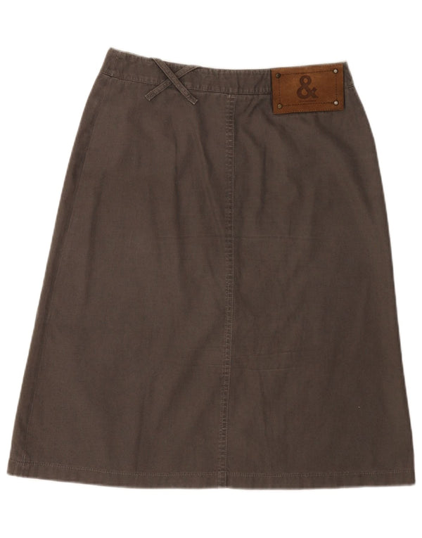 Dolce & Gabbana Damska spódnica w kształcie litery A IT 42 Medium W28 Khaki Cotton