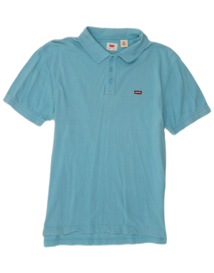 Męska koszulka polo Levi's, kolor średni niebieski