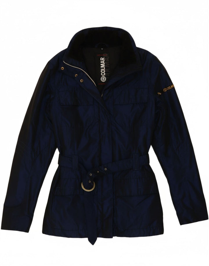 COLMAR Womens Utility Jacket IT 44 Medium Navy Blue Vintage Colmar and Second-Hand Colmar from Messina Hembry 