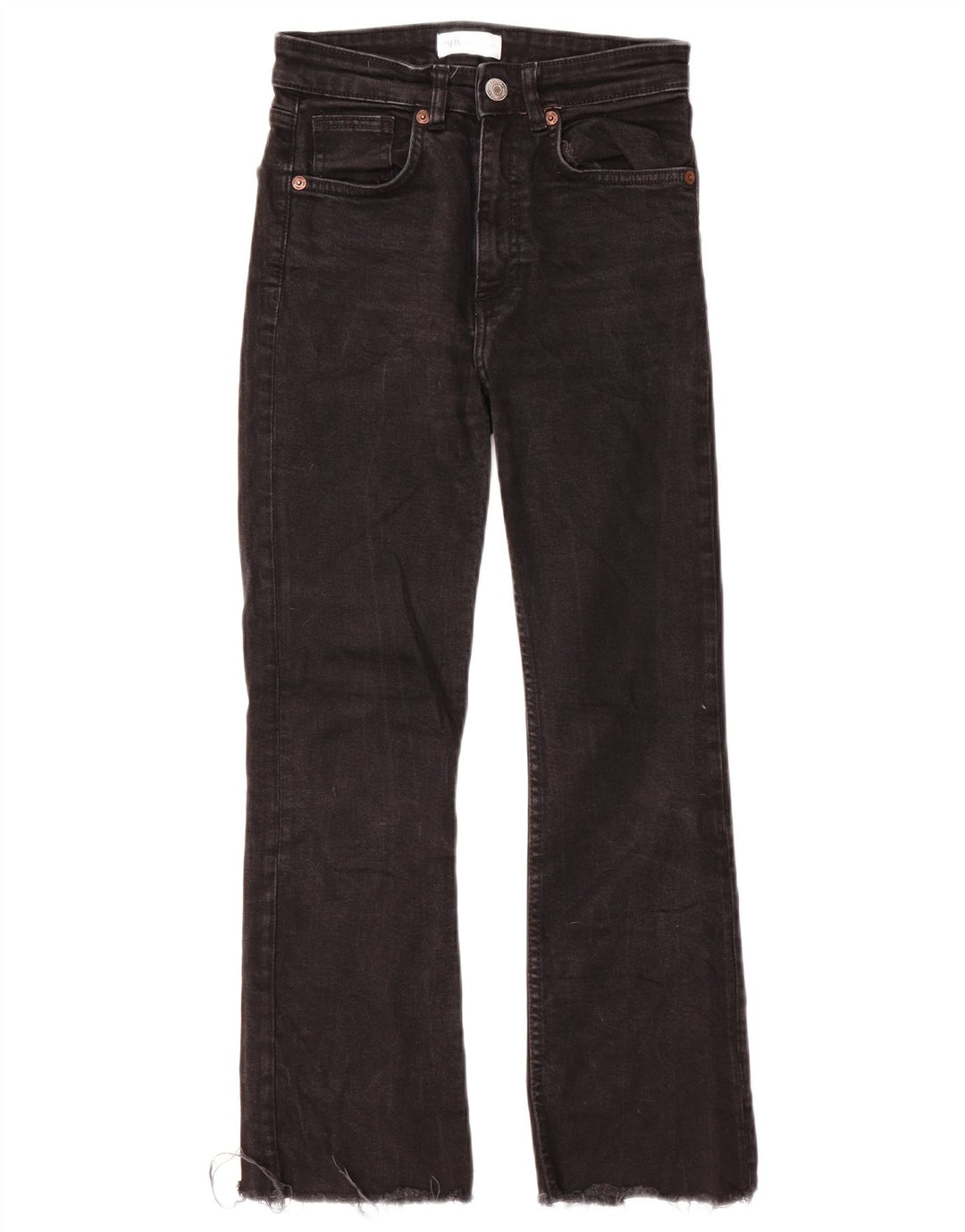 Damskie jeansy Bootcut Zara EU 36 XS W26 L25 Czarne