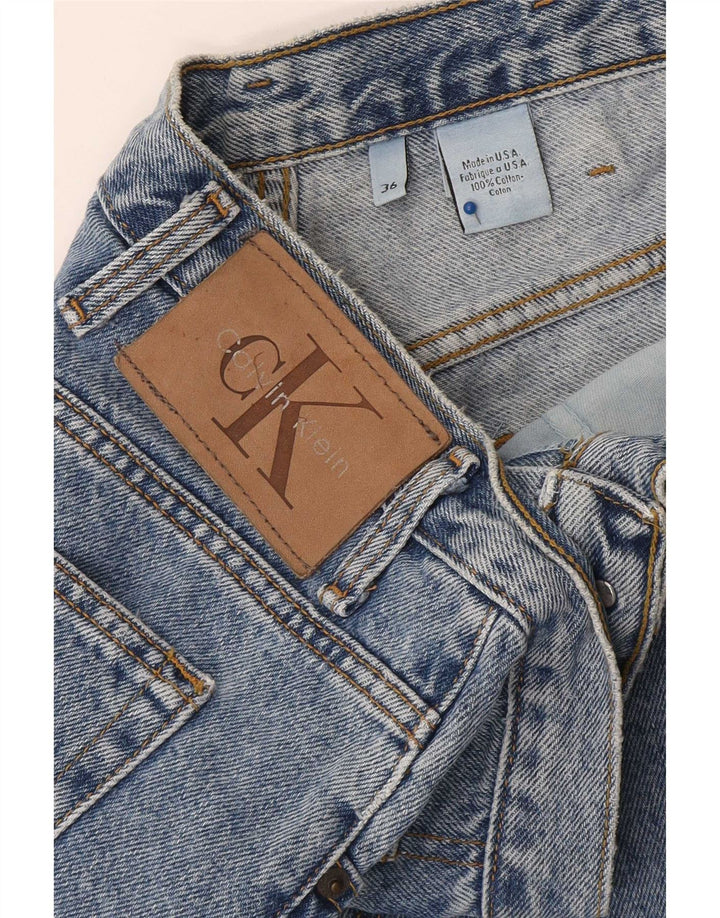 Męskie spodenki jeansowe Calvin Klein W36, duże, niebieskie, bawełniane