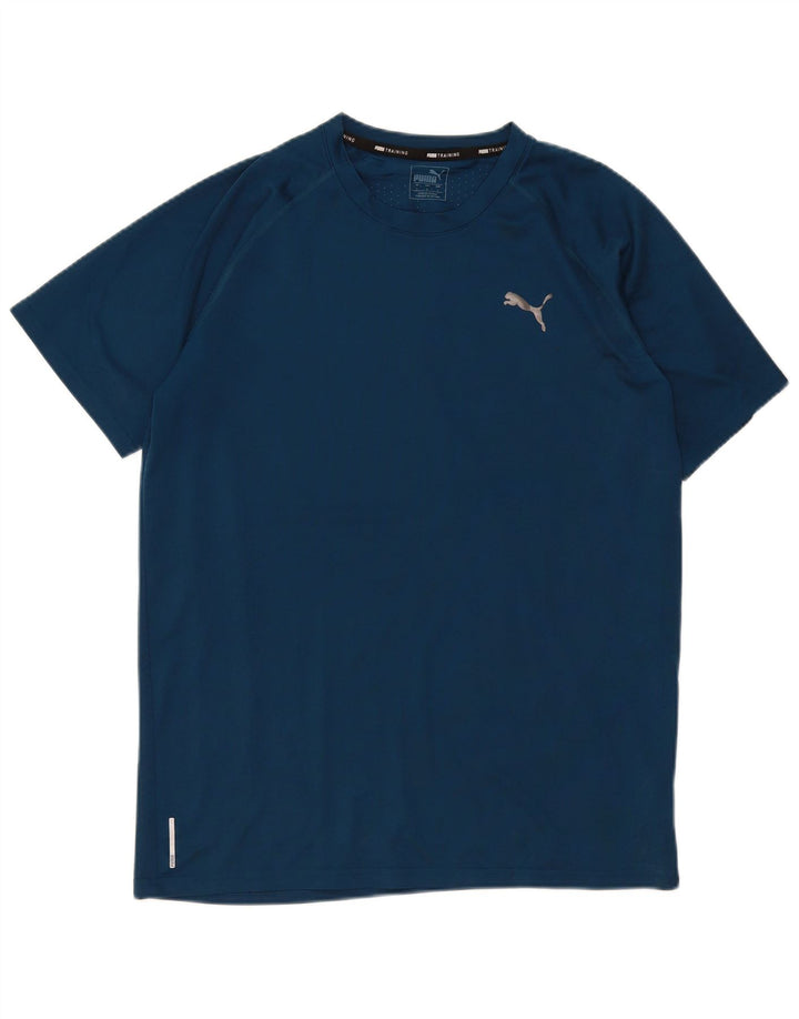 T-shirt męski Puma, duży, granatowy
