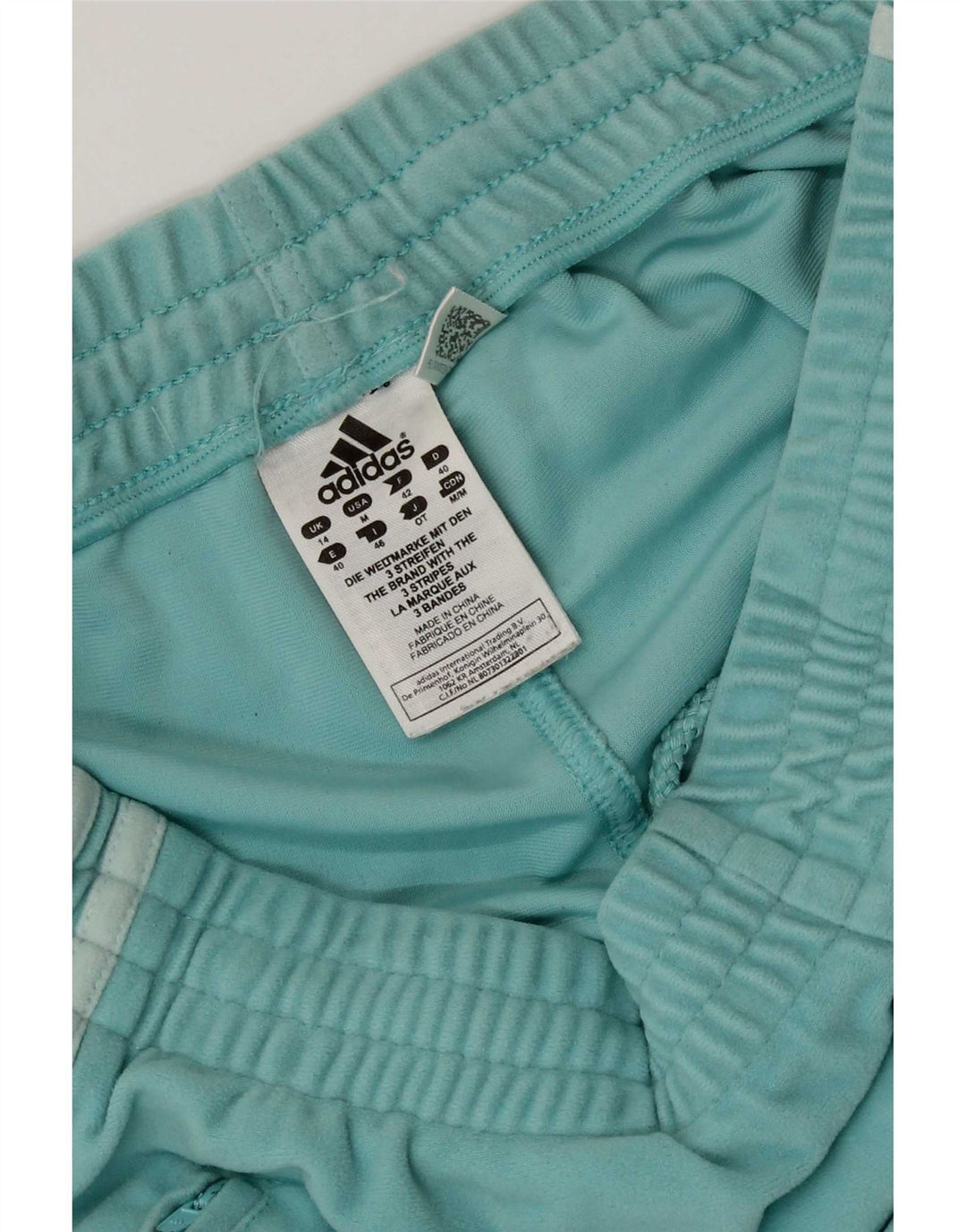 Damskie spodnie dresowe Adidas Joggers UK 14 Średni turkusowy poliester