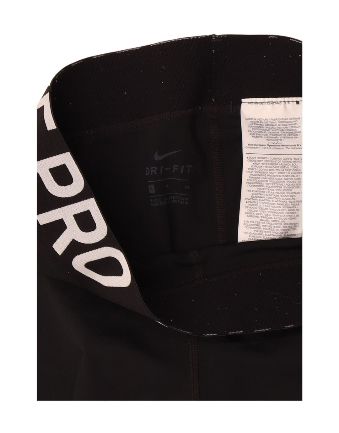 Damskie legginsy Nike Graphic UK 12, średni czarny poliester