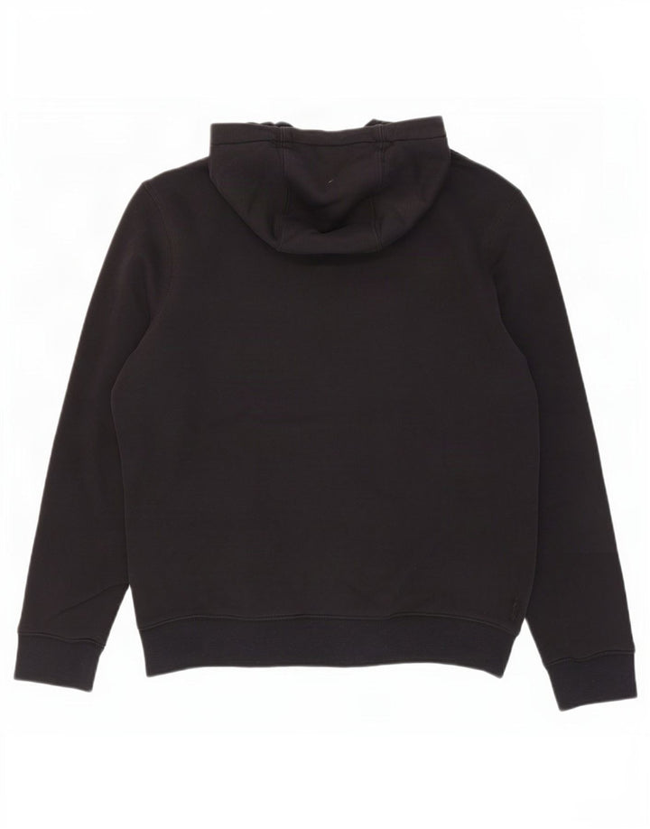 Męski sweter golfowy Calvin Klein z kapturem, średniej wielkości, czarny, bawełniany
