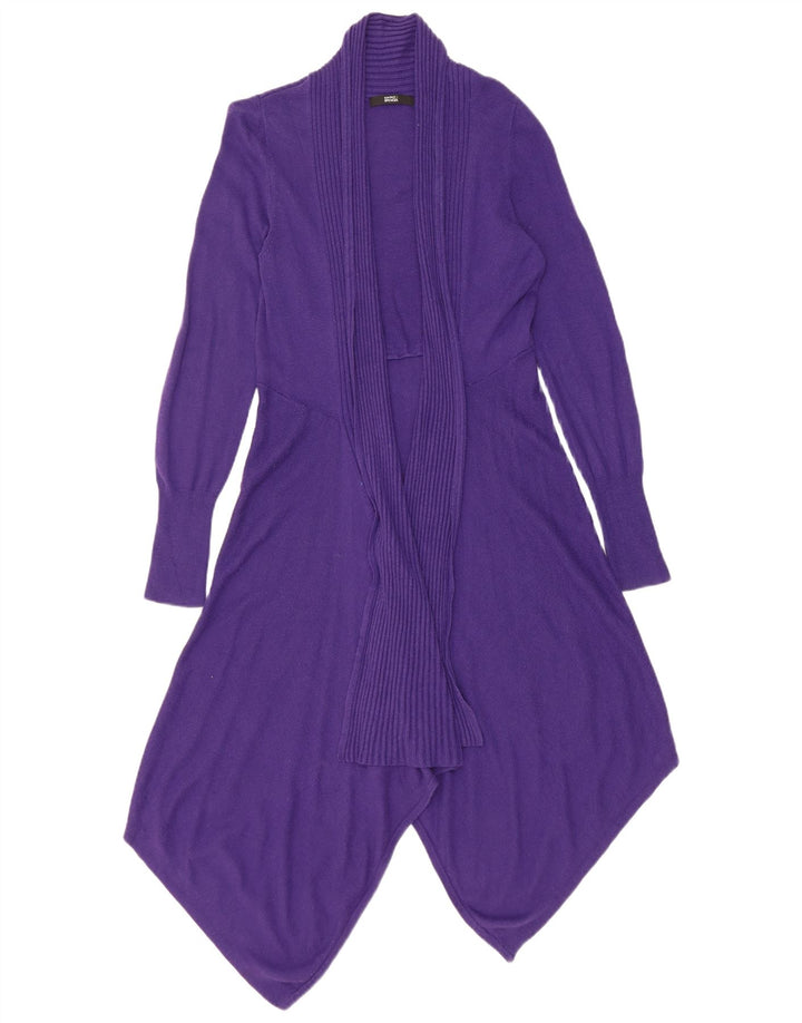Sweter damski Marks & Spencer Longline Open Cardigan UK 8, mały fiolet