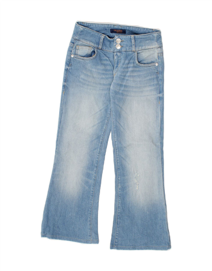 TRUSSARDI Womens Bootcut Jeans W24 L27 Blue Cotton Vintage Trussardi and Second-Hand Trussardi from Messina Hembry 