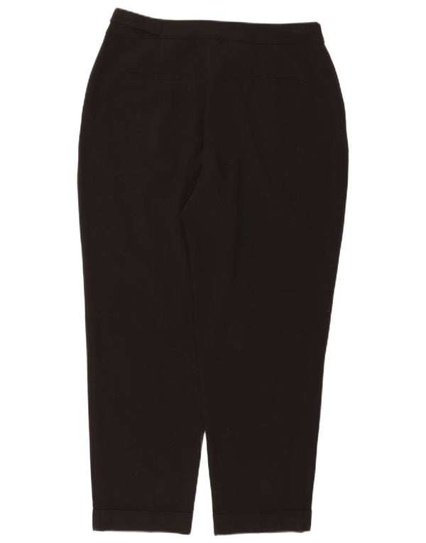 Damskie spodnie chino z wysokim stanem Oasis UK 14 Large W32 L27 Black