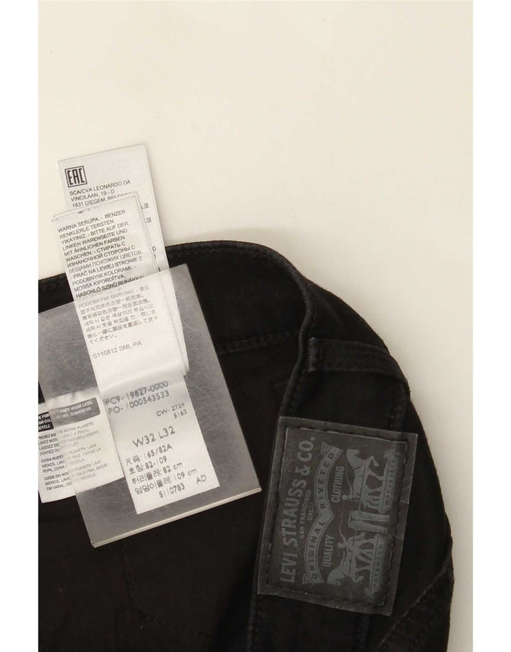 Damskie jeansy Levi's 312 Shaping W32 L32 Czarna bawełna