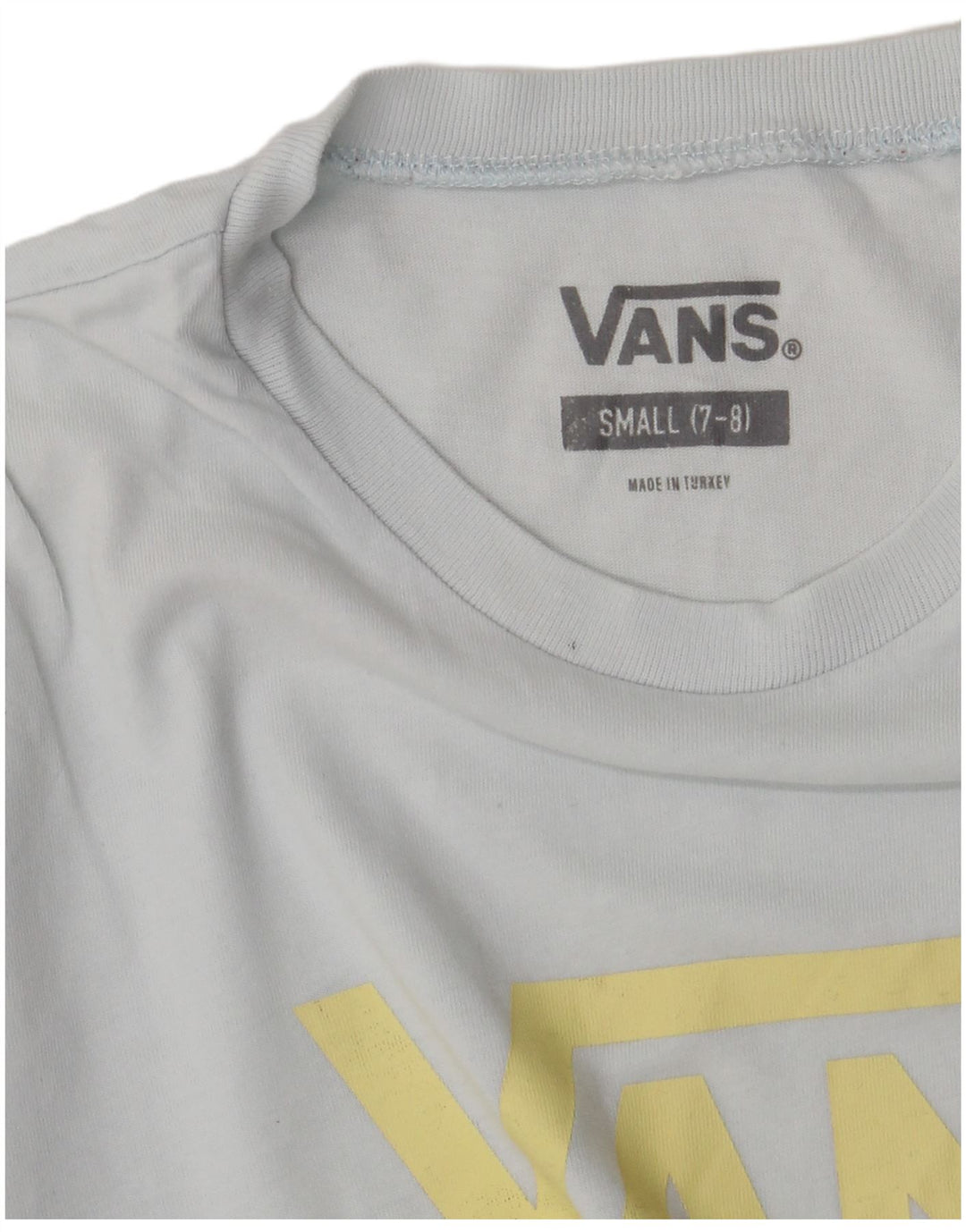 Chłopięcy T-shirt z grafiką Vans 7-8 lat, mały, niebieski