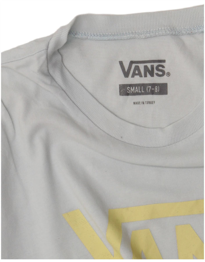 Chłopięcy T-shirt z grafiką Vans 7-8 lat, mały, niebieski