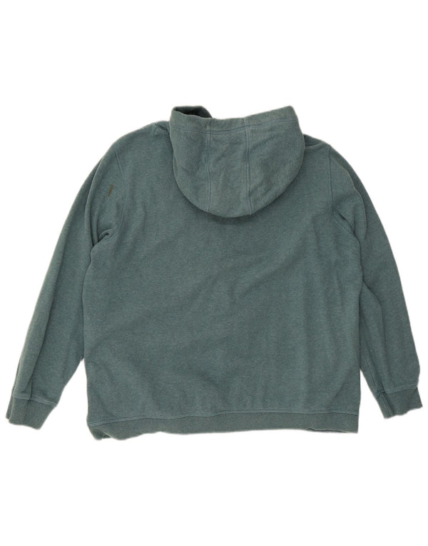 Damski sweter oversize z kapturem Fat Face UK 16, duży, zielony, bawełniany