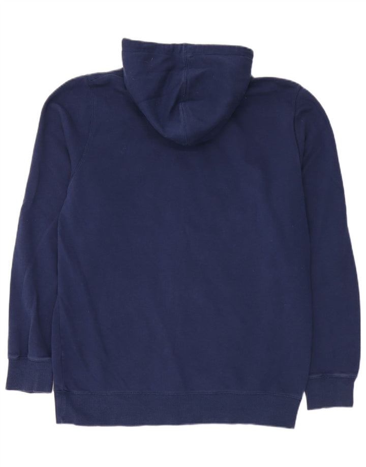 Męski sweter z kapturem i zamkiem Under Armour, duży, niebieski, bawełniany