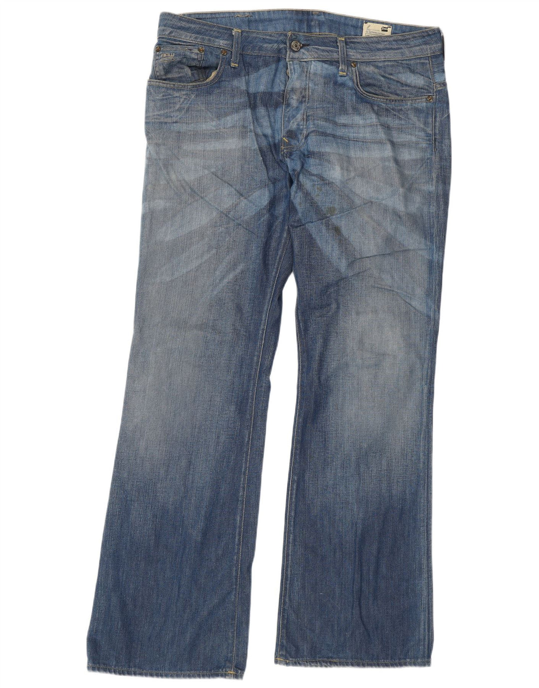 Męskie jeansy Bootcut G-Star W38 L34 Niebieskie