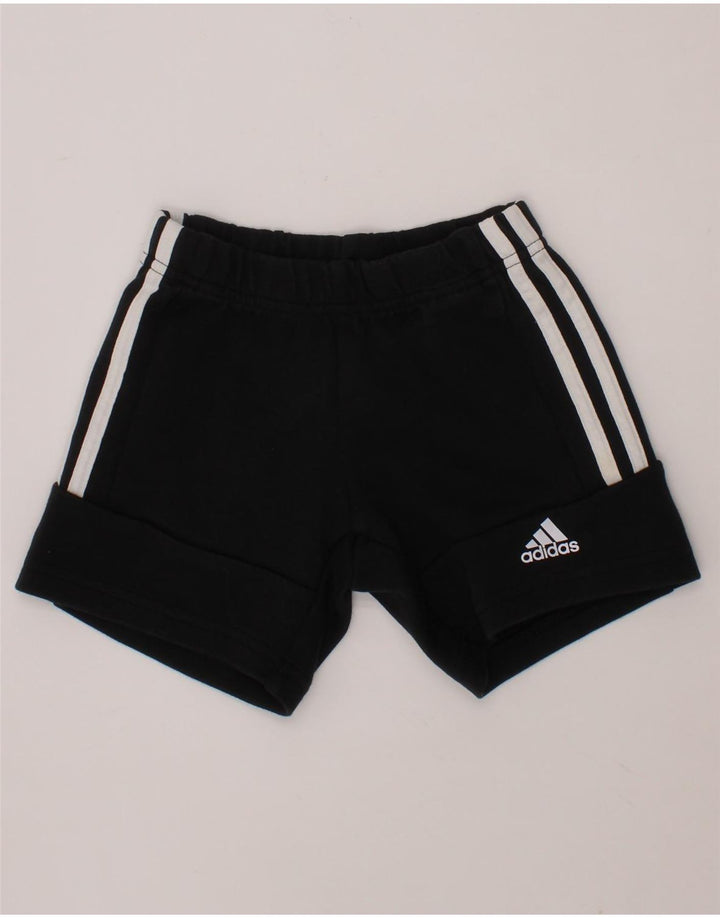 ADIDAS Boys Sport Shorts 3-4 Years  Black Cotton Vintage Adidas and Second-Hand Adidas from Messina Hembry 