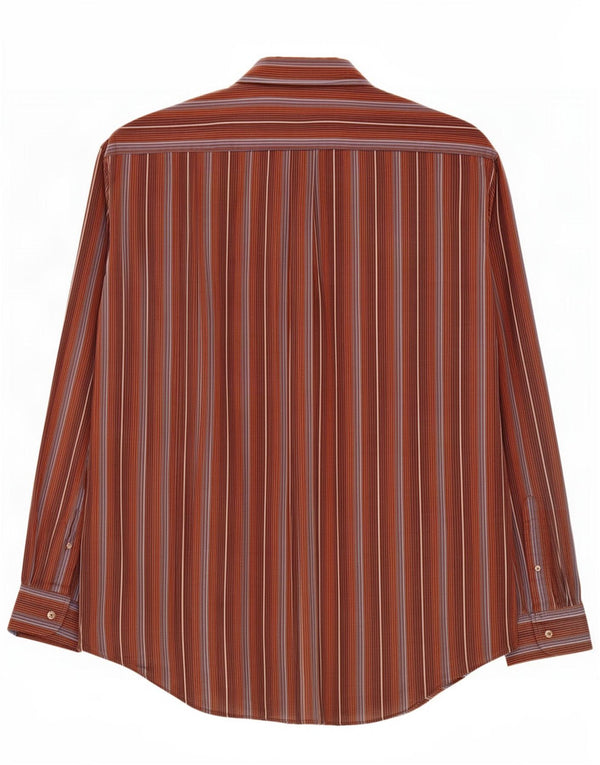 Koszula męska Marlboro Classics 2XL, bawełniana w brązowe paski