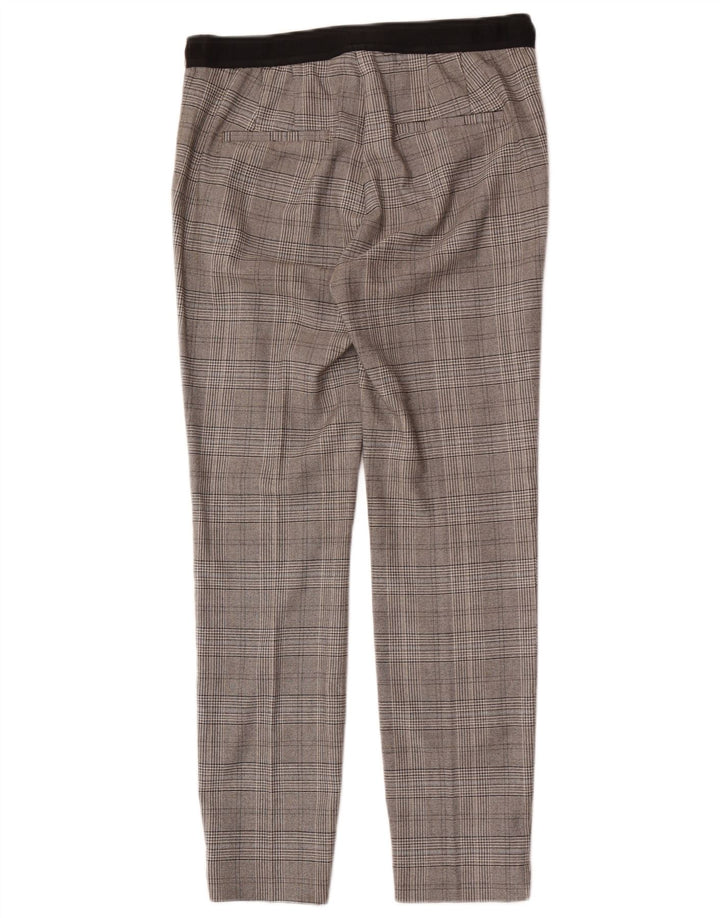 Spodnie damskie Zara Slim Chino Medium W28 L28 Szara pepitka