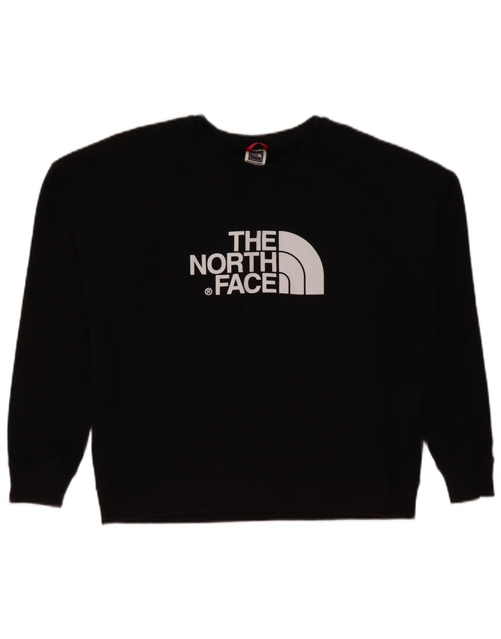 Damska bluza z kapturem The North Face Crop Graphic UK 16, duża, czarna