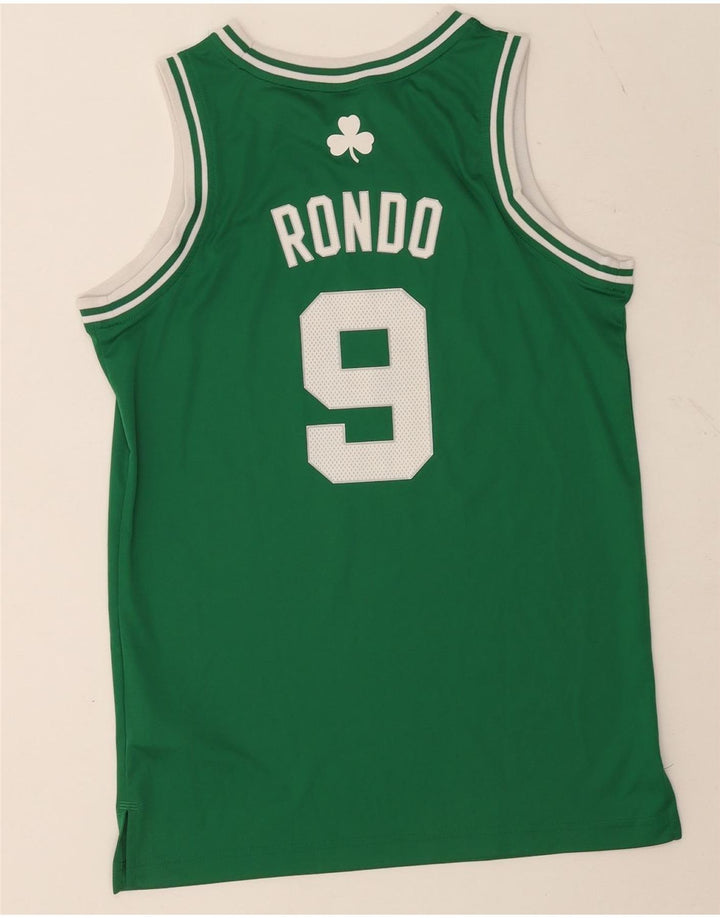 Chłopięca kamizelka Adidas Celtics z grafiką 13-14 lat Zielony poliester