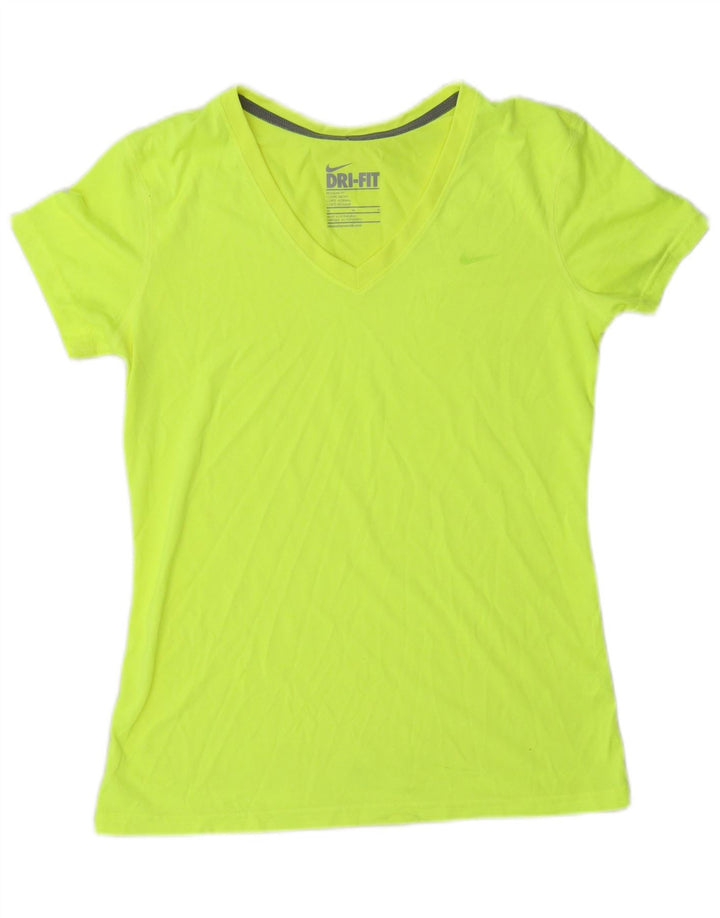 Damska koszulka Nike Dri Fit Regular Top UK 12, średnia zieleń