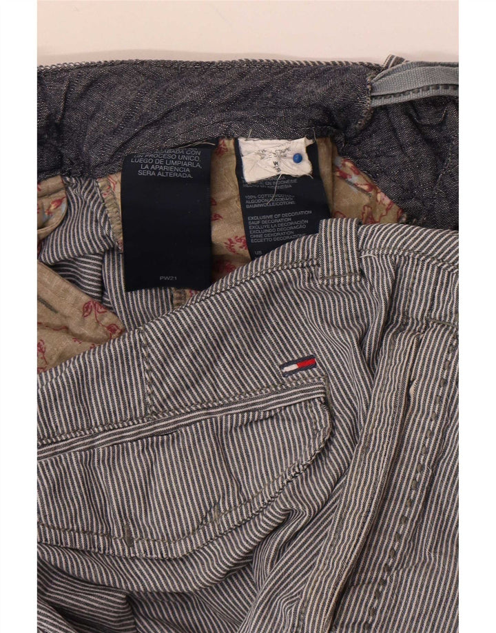 Męskie bermudy Tommy Hilfiger W30 Średni granatowy, bawełniany prążki