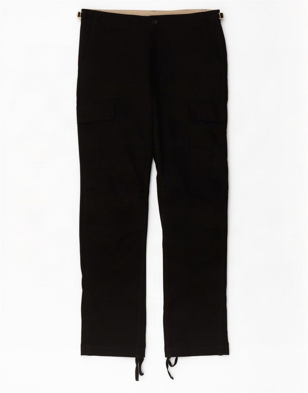 Męskie spodnie cargo Carhartt W34 L34, czarne, bawełniane