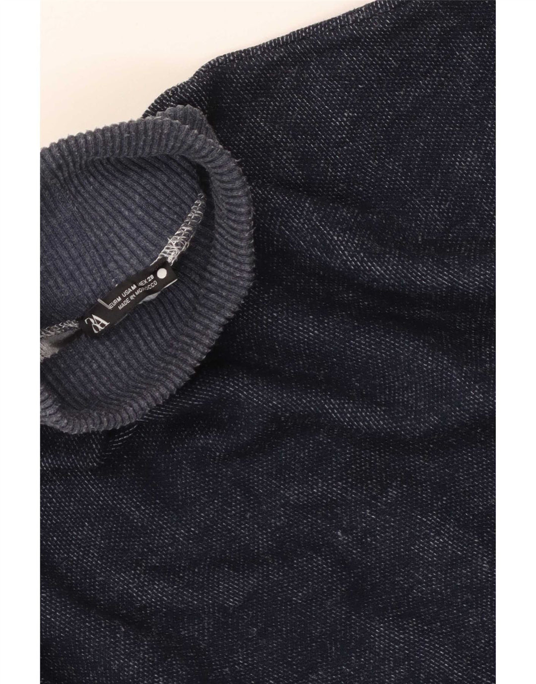 Damski top oversize Zara z długim rękawem, UK 14, średni granat