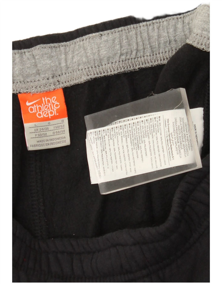 Męskie spodnie dresowe NIKE Joggery, duże, czarne, bawełniane