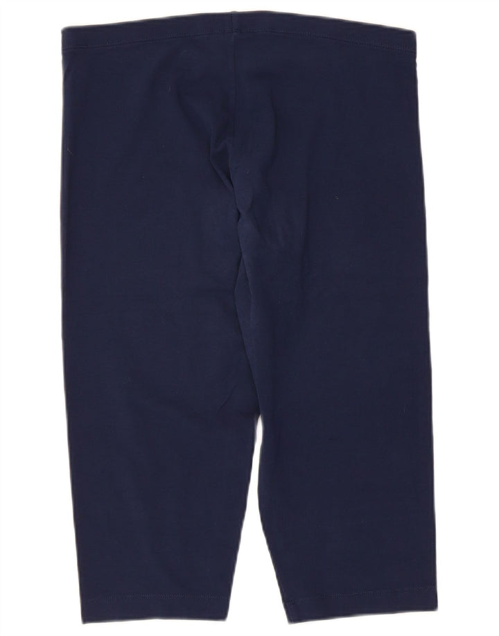 Damskie legginsy Capri Champion UK 18 XL, granatowe, bawełniane