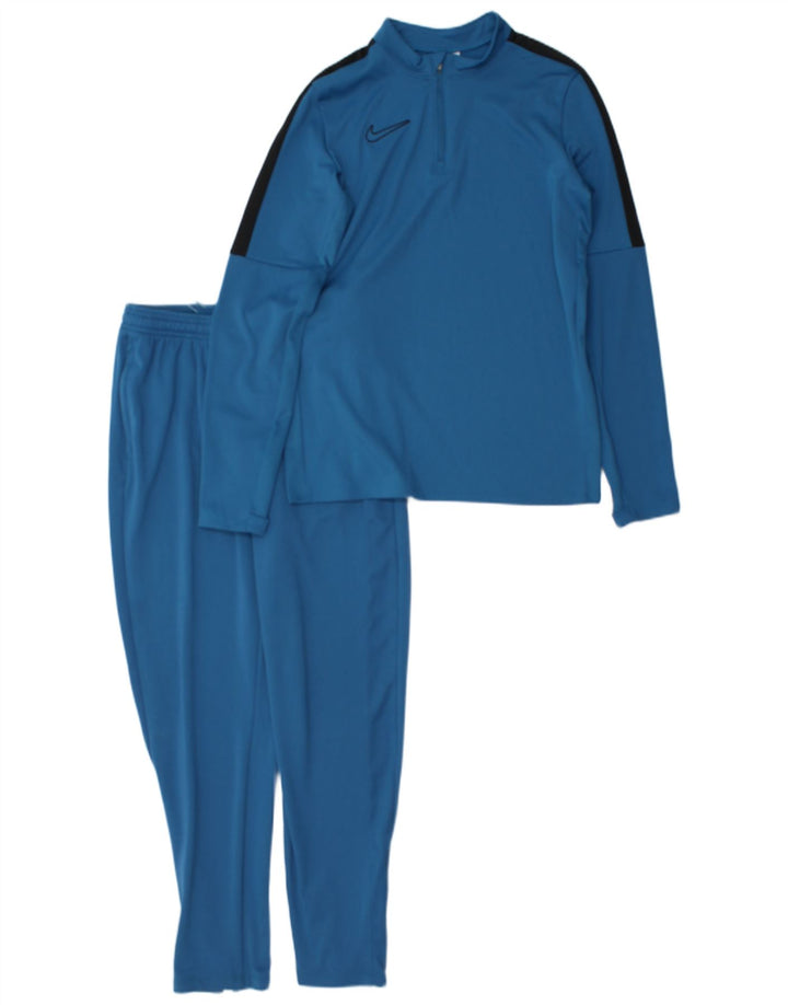 Dres chłopięcy Nike Dri Fit, pełny, 12-13 lat, duży, niebieski, z blokami kolorów