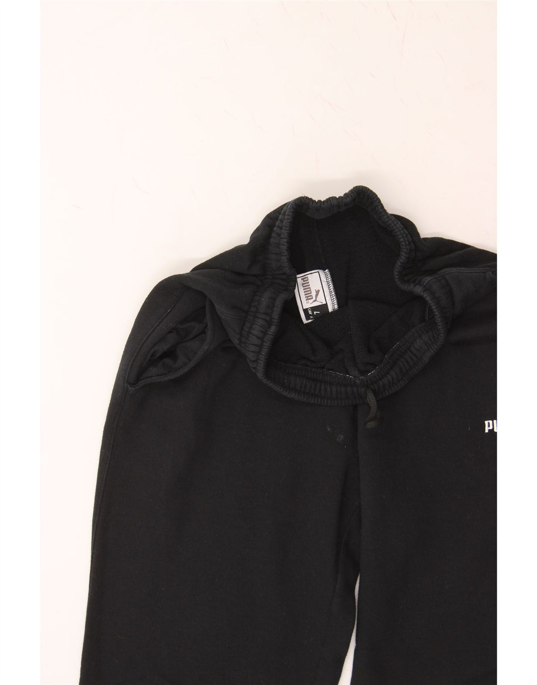 PUMA Mens Tracksuit Trousers Large Black Cotton Vintage Puma and Second-Hand Puma from Messina Hembry 