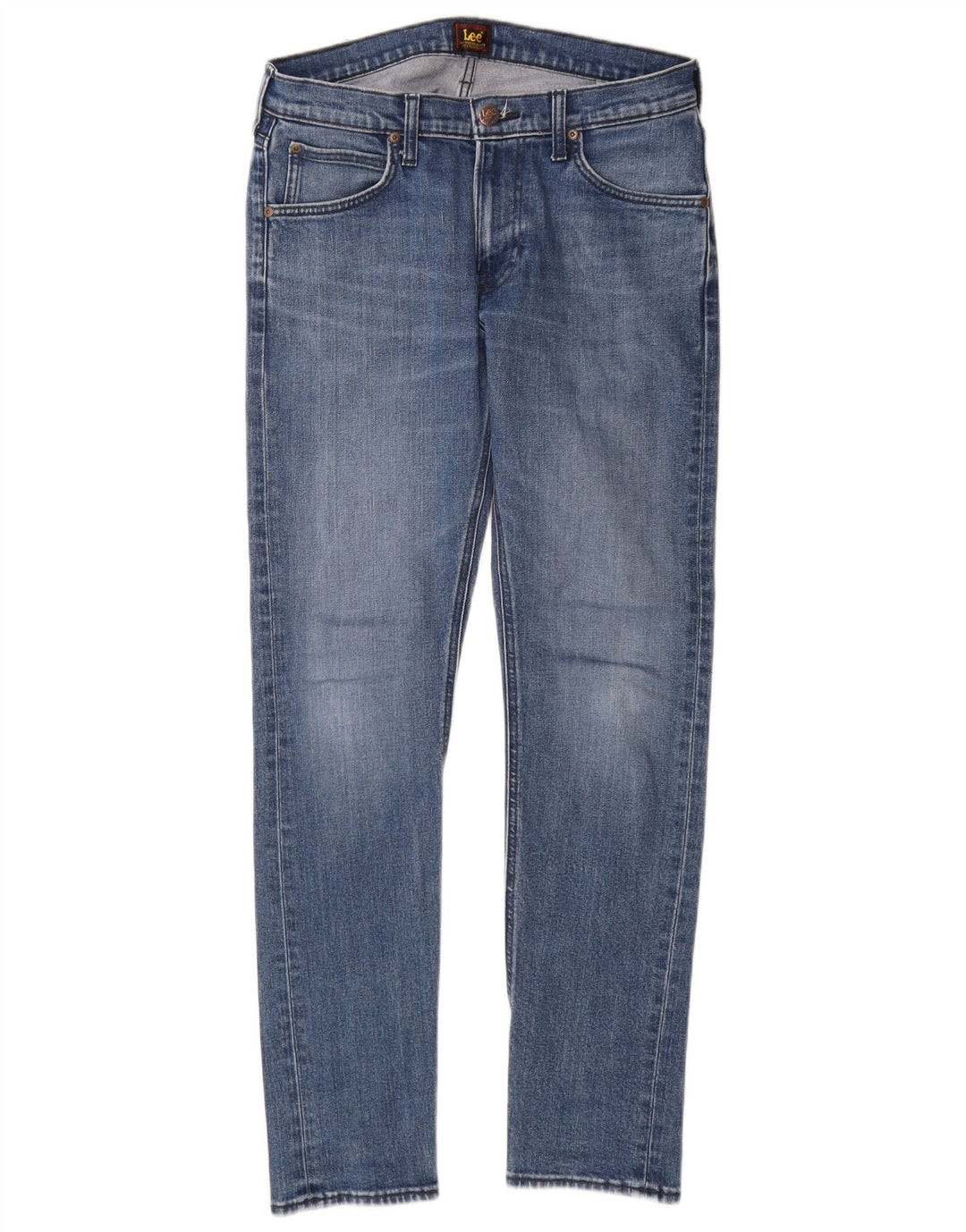 Lee Męskie Luke Slim Jeans W30 L32 Niebieskie bawełniane