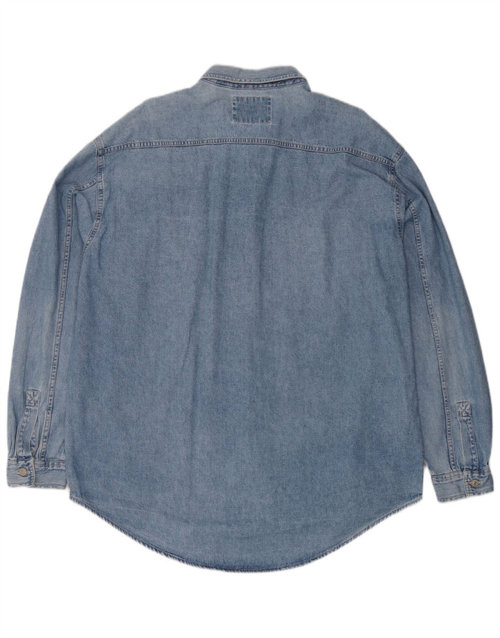 Męska koszula dżinsowa Levi's XL, niebieska, bawełniana