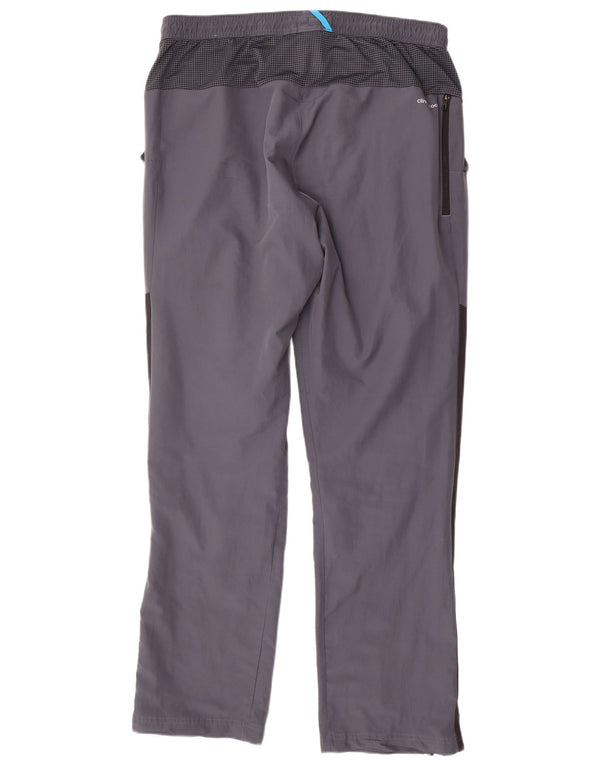 Męskie spodnie dresowe ADIDAS Climacool XL, szary, kolorowy poliester